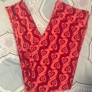 LuLaRoe TC Valentines Leggings